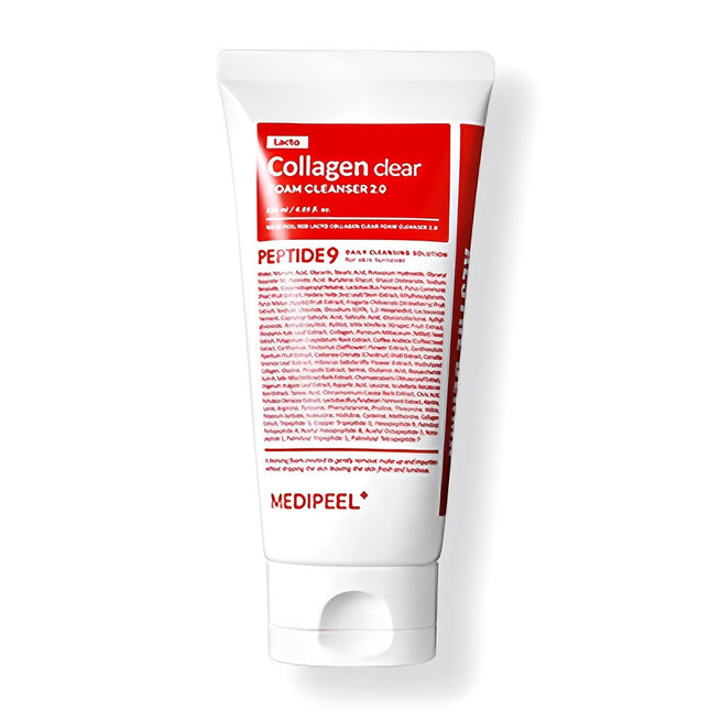 MEDI-PEEL Medi-Peel Red Lacto Collagen Clear Foam Cleanser 2.0, 120ml, 1 count