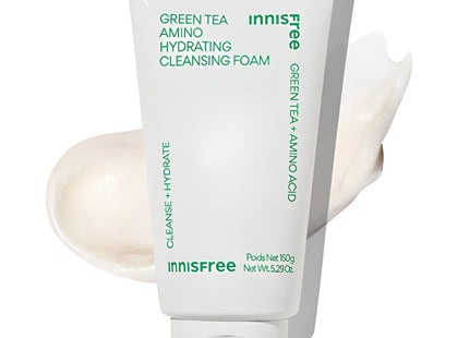 INNISFREE  New Green Tea Amino Hydrating Cleansing Foam 150g 1ea