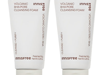 INNISFREE Innisfree Volcanic Pore BHA Cleansing Foam, 150g, 2-pack