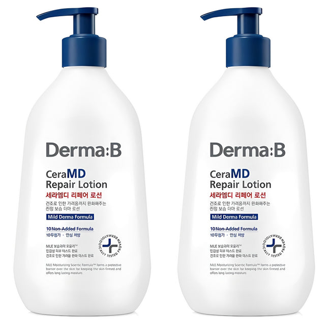 DERMA:B  CeraMD Repair Lotion, 400ml, 2 Count