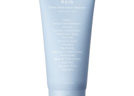 ABIB  Deep Clean Foam Cleanser Moisture Hyaluron Foam 150ml 1 Count
