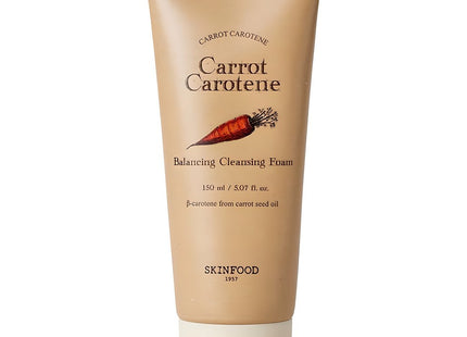 SKINFOOD  Carrot-Carotene Balancing Cleansing Foam 150ml 1 Pack