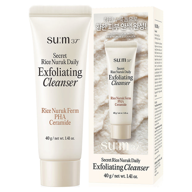SU:M37  Secret Rice Ferment Peeling To Foam Cleanser, 40g, 1 Count