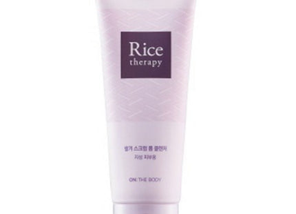 ON THE BODY  Rice Therapy Rice Bran Scrub Foam Cleanser, 150g, 1 Count