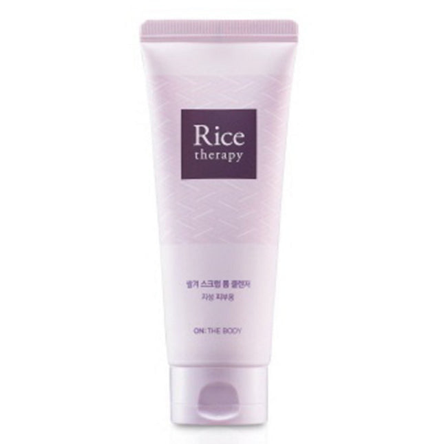 ON THE BODY  Rice Therapy Rice Bran Scrub Foam Cleanser, 150g, 1 Count