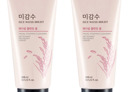 THE FACE SHOP  Myeonghan Miin Balancing Brightening Cleansing Foam, 300ml, 2 count