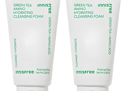 INNISFREE Innisfree Green Tea Cleansing Foam, 150g, 2 Count