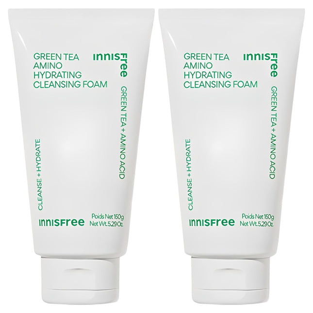 INNISFREE Innisfree Green Tea Cleansing Foam, 150g, 2 Count