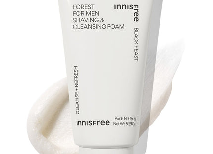 INNISFREE  Forest Shaving & Cleansing Foam, 150g, 1 count