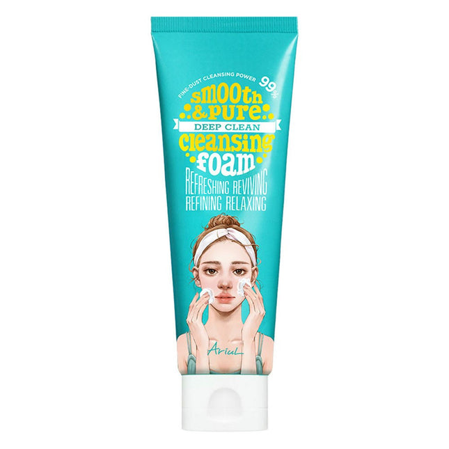ARIEL  Smooth & Pure Deep Clean Cleansing Foam, 120ml, 1 Count