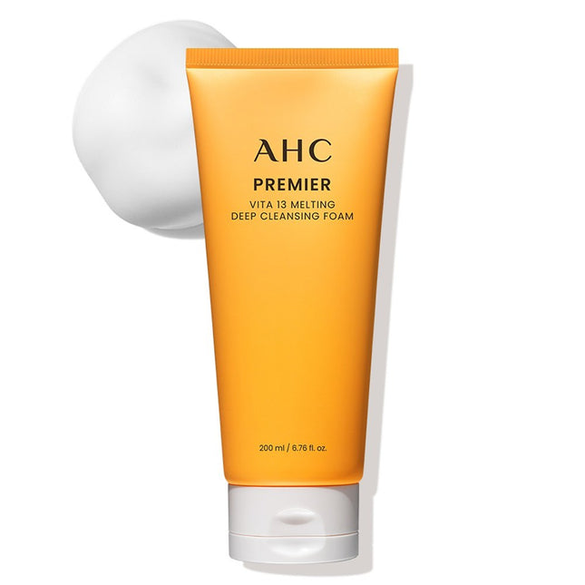 AHC  Premium Vita 13 Melting Deep Cleansing Foam, 200ml, 1 count