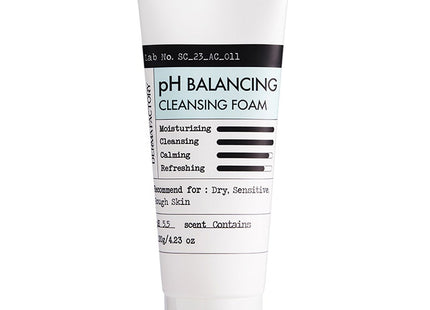 DERMAFACTORY  Panthenol pH Balancing Cleansing Foam 120g 1 Count