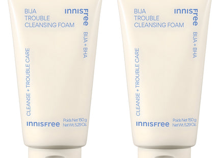 INNISFREE Innisfree Bija BHA Trouble Cleansing Foam 150g 2-pack