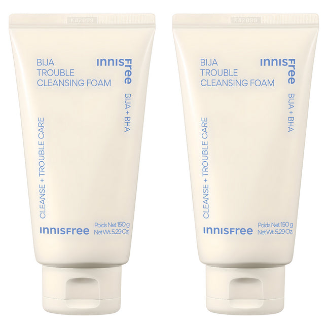 INNISFREE Innisfree Bija BHA Trouble Cleansing Foam 150g 2-pack