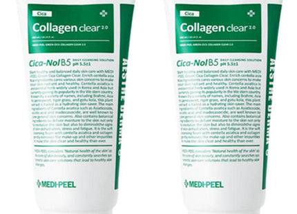 MEDI-PEEL  Green Cica Collagen Clear Gel Cleanser 2.0, 120ml, 2 Count
