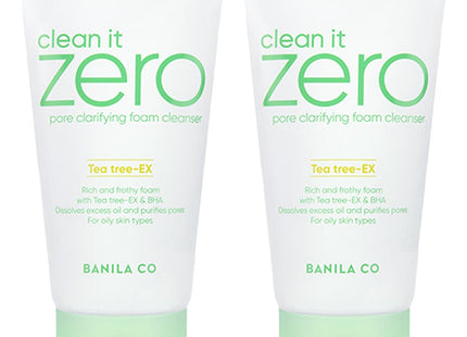BANILA CO Banila Co R Clean It Zero Pore Clarifying Foam Cleanser 150ml 2 Count