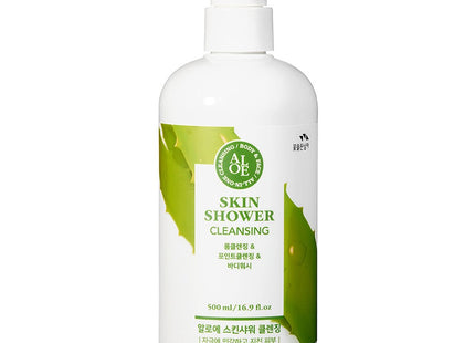 FLOWER MEN  Aloe Skin Shower Cleansing, 500ml, 1 Count