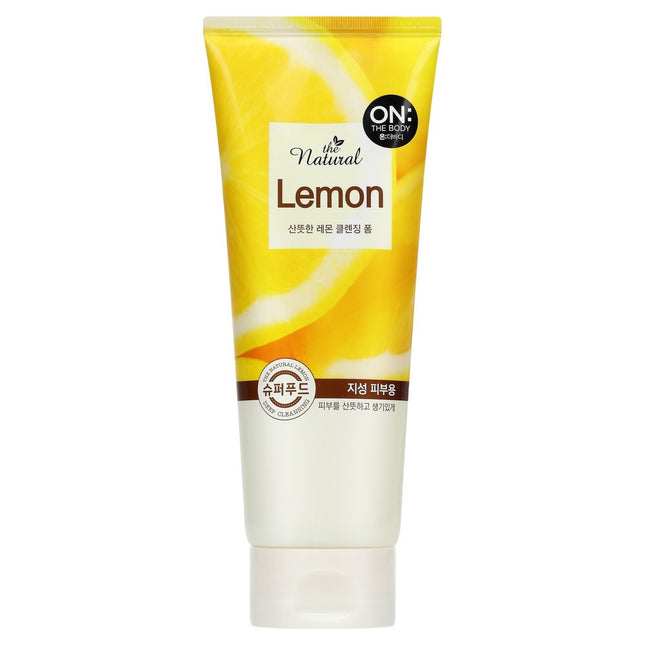 ON THE BODY  The Natural Lemon Refreshing Cleansing Foam 200g 1pc