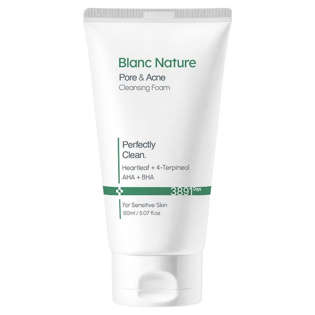 BLANC NATURE  Acne Care Cleansing Foam 150ml 1 Count