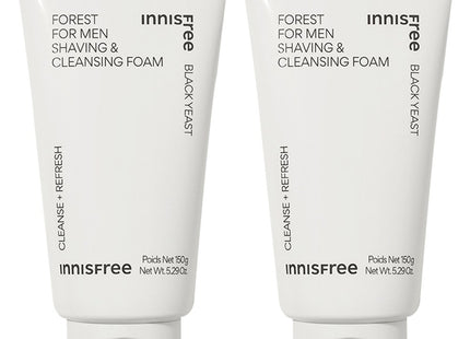 INNISFREE Innisfree Forest Shaving & Cleansing Foam 150g, Set of 2