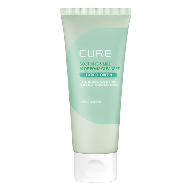 KIM JUNG MOON ALOE  Cure Soothing & Mild Aloe Foam Cleanser, 100ml, 1 Count