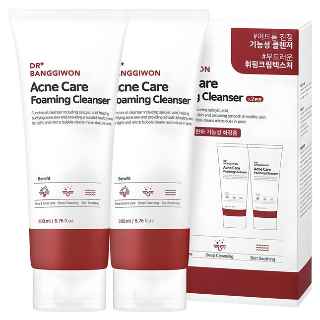 DR.BANGIWON Dr.bangiwon Acne Care Foaming Cleanser, 200ml, 2 count