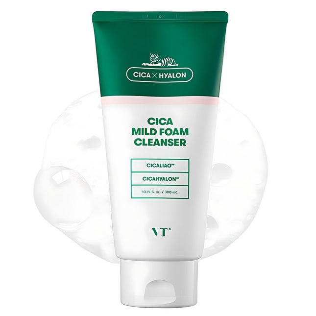 VT COSMETICS  CICA MILD FOAM CLEANSER 300ML 1PC