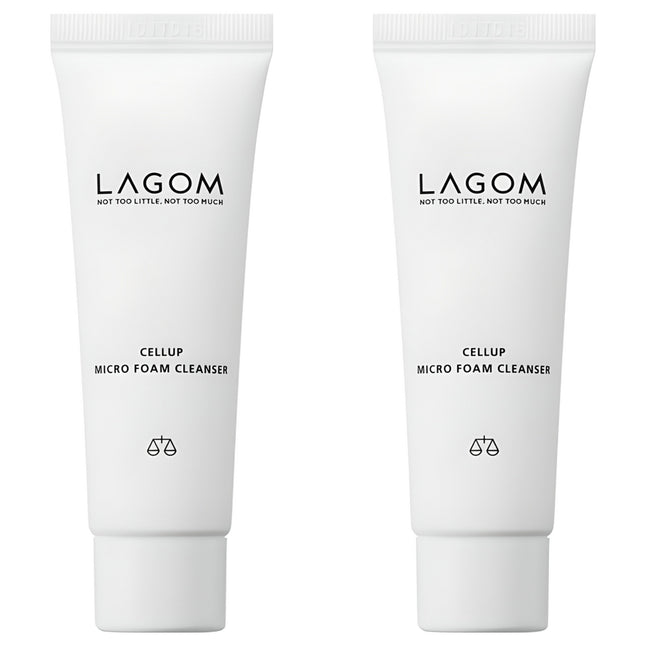 LAGOM  Cellup Micro Foam Cleanser, 30ml, 2 Count