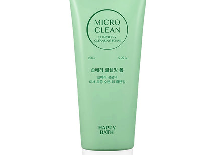 HAPPY BATH  Micro Clean Soapberry Cleansing Foam 150g 1 piece