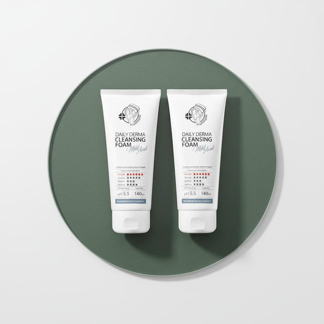NIGHTINGALE Daily Derma Cleansing Foam Mild Acid 1+1