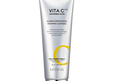 MISSHA  Vita C Plus Eraser Cleansing Foam, 120ml, 1 Count