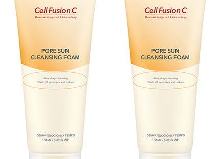 CELLFUSION C Cell Fusion C Pore Sun Cleansing Foam 150ml 2 Pack