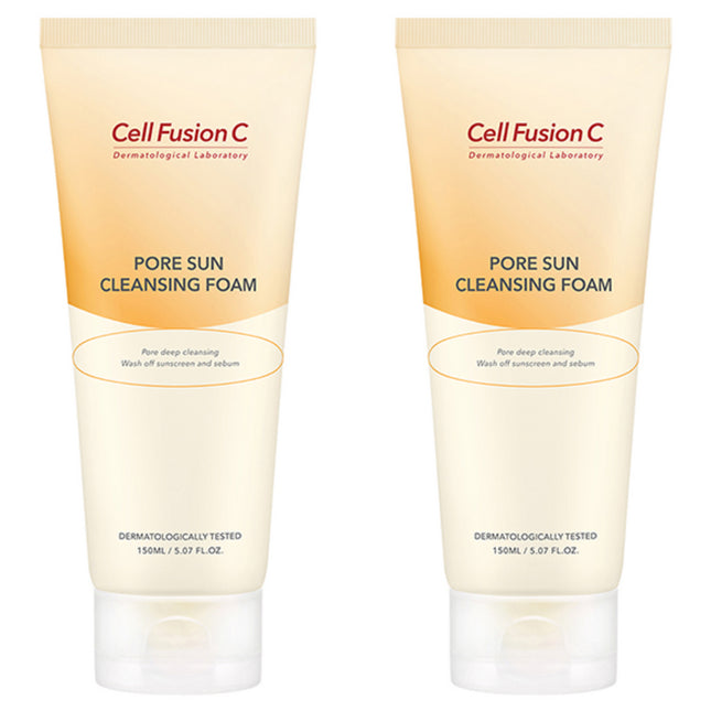 CELLFUSION C Cell Fusion C Pore Sun Cleansing Foam 150ml 2 Pack