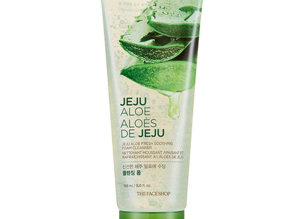 THE FACE SHOP  Fresh Jeju Aloe Soothing Cleansing Foam, 150ml, 1 count