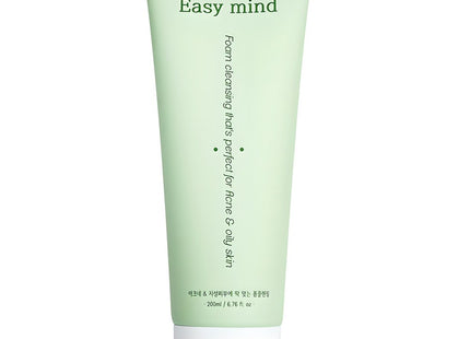 EASY MIND  Acne Salicylic Acid BHA Foam Cleanser, 200ml, 1 Count