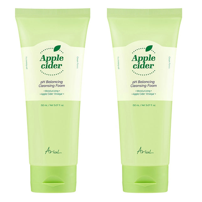 ARIAL  Apple Cider pH Balancing Cleansing Foam, 150ml, 2 count