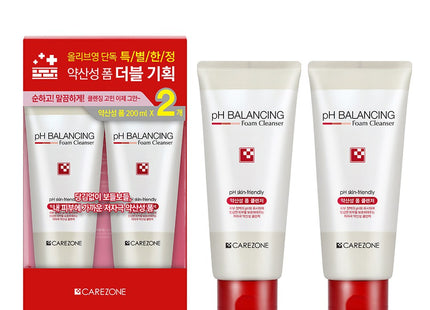 CAREZONE  Mildly Acidic Cleansing Foam 200ml 2 Pack