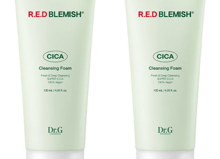 DR.G  RED BLEMISH CICA CLEANSING FOAM DUO, 120ml, 2count