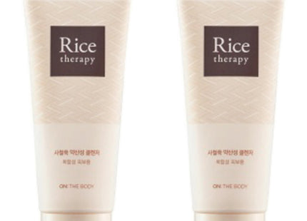 ON THE BODY  Rice Therapy Subacid Foam Cleanser, 150g, 2count