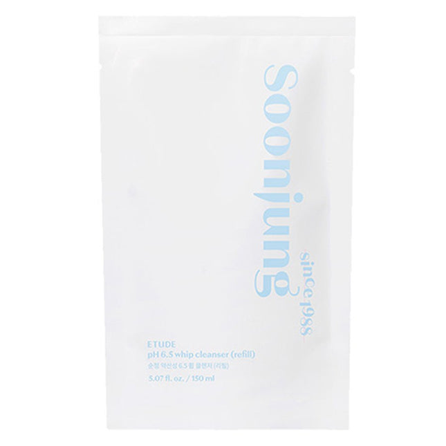ETUDE  Soon Jung Low pH 6.5 Whip Cleanser Refill 150ml 1 pack