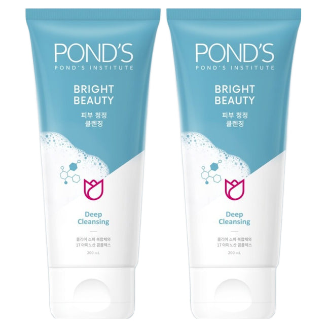 POND'S  Bright Beauty Clear Spa Amino Acid Cleansing Foam 200ml x 2 Pack