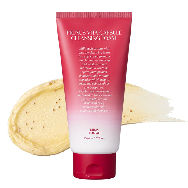 MILK TOUCH  Prune Pore Toning Vitamin Peeling Cleansing Foam 150ml 1ea