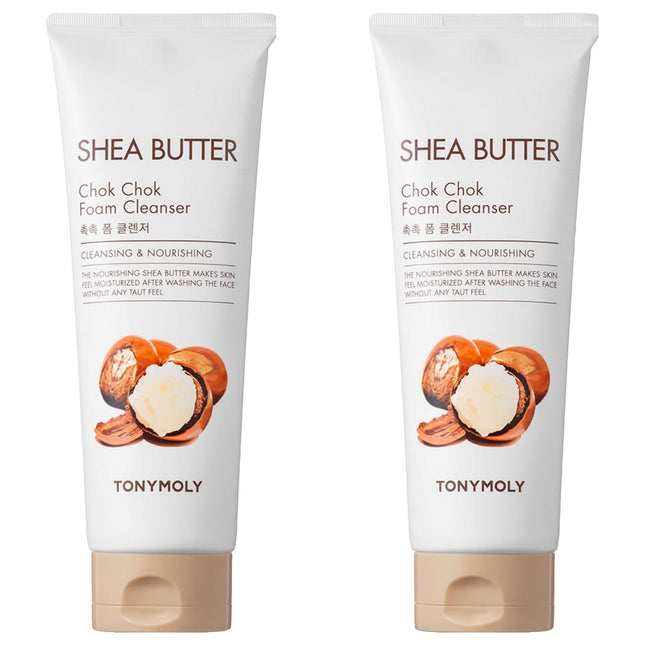 TONYMOLY 2 X SHEA BUTTER MOISTURE FOAM CLEANSER 250ML