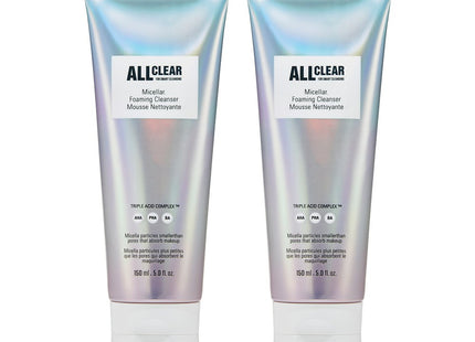 THE FACE SHOP  ALL CLEAN MICELLAR CLEANSING FOAM 150ml x 2