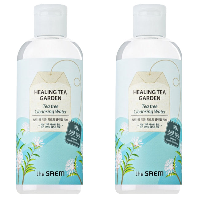 THE SAEM  Healing Tea Garden Tea Tree Cleansing Water 300ml 2 Pack