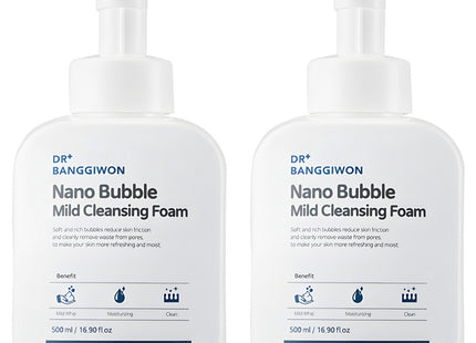 DR.BANGGIWON  Nano Bubble Mild Cleansing Foam 500ml 2 Count