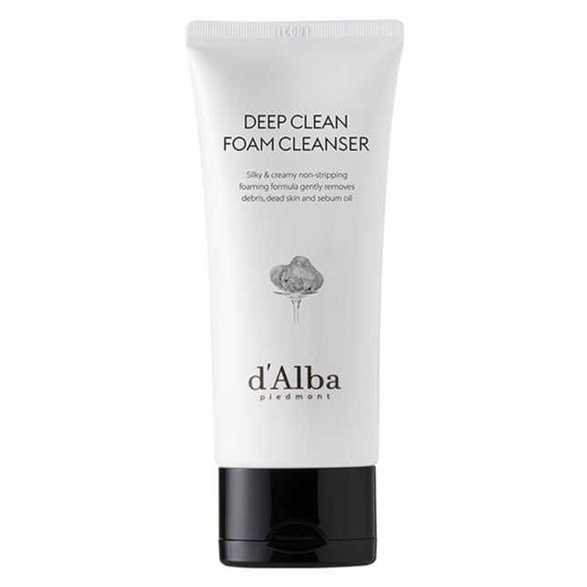 D'ALBA  White Truffle Deep Clean Foam Cleanser, 80ml, 1 Count