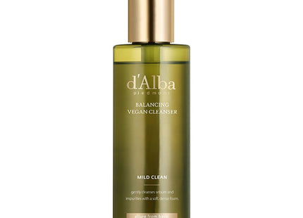 D'ALBA  Mild Skin Balancing Vegan Cleanser, 200ml, 1 count