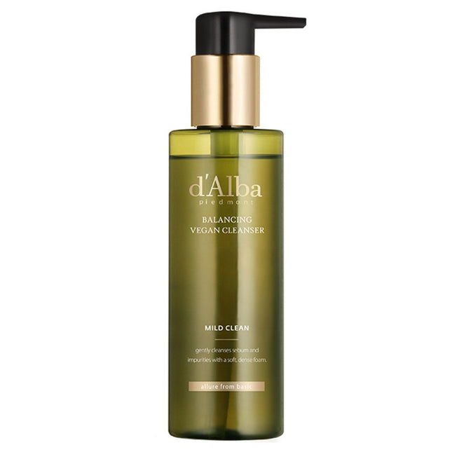 D'ALBA  Mild Skin Balancing Vegan Cleanser, 200ml, 1 count