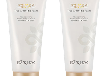 ISA KNOX  Turn Over 28 Advanced True Cleansing Foam 180ml, 2 Count